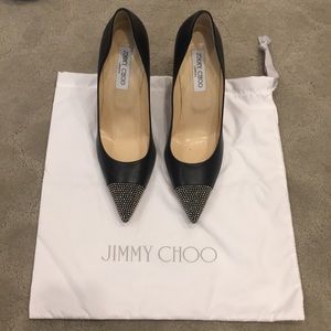 New Jimmy Choo Abel studded pump size 40